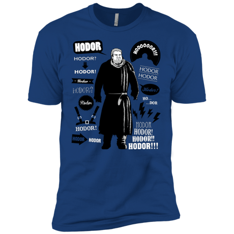 T-Shirts Royal / X-Small Hodor Famous Quotes Men's Premium T-Shirt