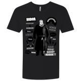 T-Shirts Black / X-Small Hodor Famous Quotes Men's Premium V-Neck