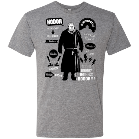 T-Shirts Premium Heather / Small Hodor Famous Quotes Men's Triblend T-Shirt