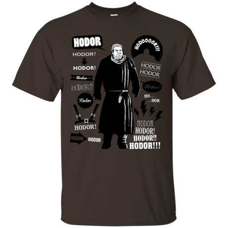 T-Shirts Dark Chocolate / Small Hodor Famous Quotes T-Shirt