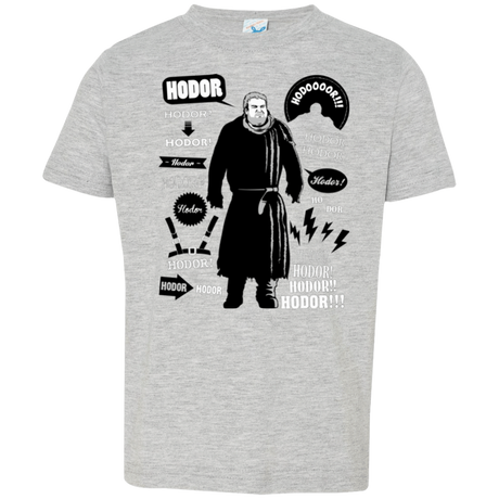 T-Shirts Heather / 2T Hodor Famous Quotes Toddler Premium T-Shirt