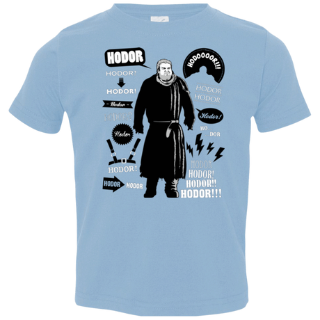 T-Shirts Light Blue / 2T Hodor Famous Quotes Toddler Premium T-Shirt