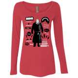 T-Shirts Vintage Red / Small Hodor Famous Quotes Women's Triblend Long Sleeve Shirt