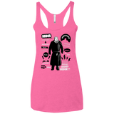 T-Shirts Vintage Pink / X-Small Hodor Famous Quotes Women's Triblend Racerback Tank