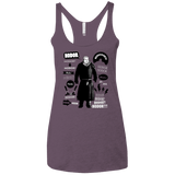 T-Shirts Vintage Purple / X-Small Hodor Famous Quotes Women's Triblend Racerback Tank