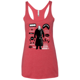 T-Shirts Vintage Red / X-Small Hodor Famous Quotes Women's Triblend Racerback Tank