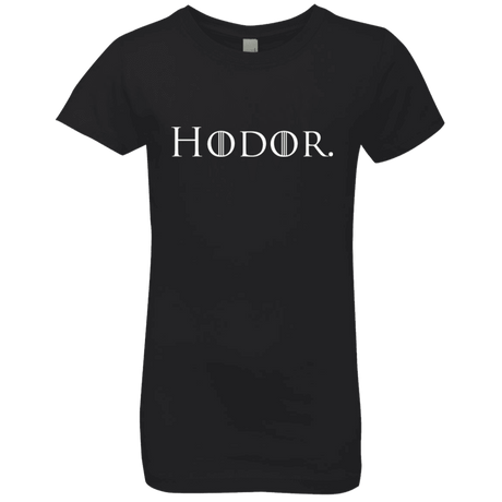 T-Shirts Black / YXS Hodor. Girls Premium T-Shirt