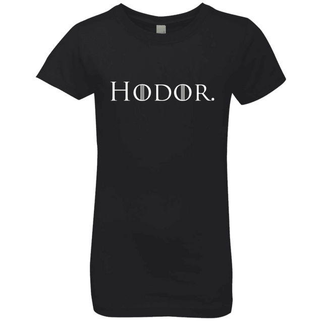 T-Shirts Black / YXS Hodor. Girls Premium T-Shirt