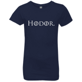 T-Shirts Midnight Navy / YXS Hodor. Girls Premium T-Shirt