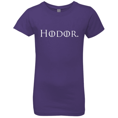 T-Shirts Purple Rush / YXS Hodor. Girls Premium T-Shirt