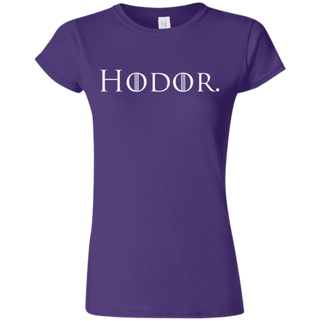 T-Shirts Purple / S Hodor. Junior Slimmer-Fit T-Shirt