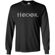 T-Shirts Black / S Hodor. Men's Long Sleeve T-Shirt