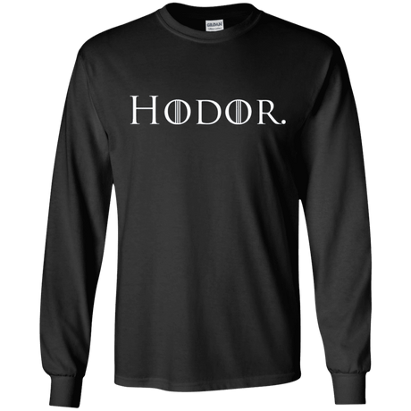 T-Shirts Black / S Hodor. Men's Long Sleeve T-Shirt