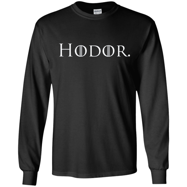 T-Shirts Black / S Hodor. Men's Long Sleeve T-Shirt