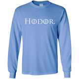 T-Shirts Carolina Blue / S Hodor. Men's Long Sleeve T-Shirt