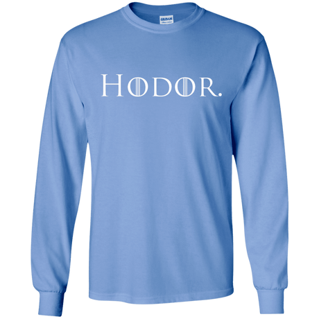 T-Shirts Carolina Blue / S Hodor. Men's Long Sleeve T-Shirt