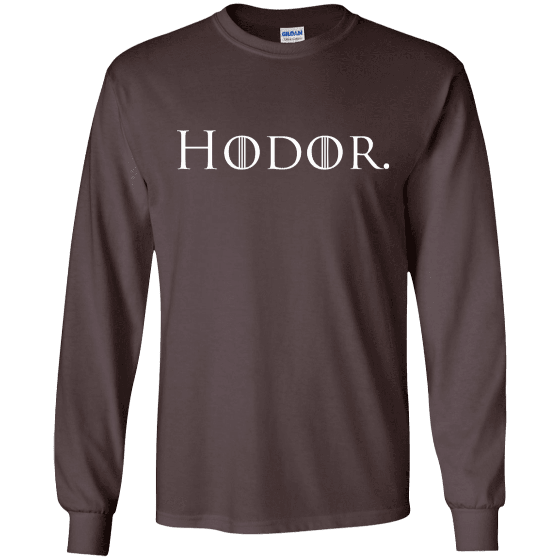 T-Shirts Dark Chocolate / S Hodor. Men's Long Sleeve T-Shirt