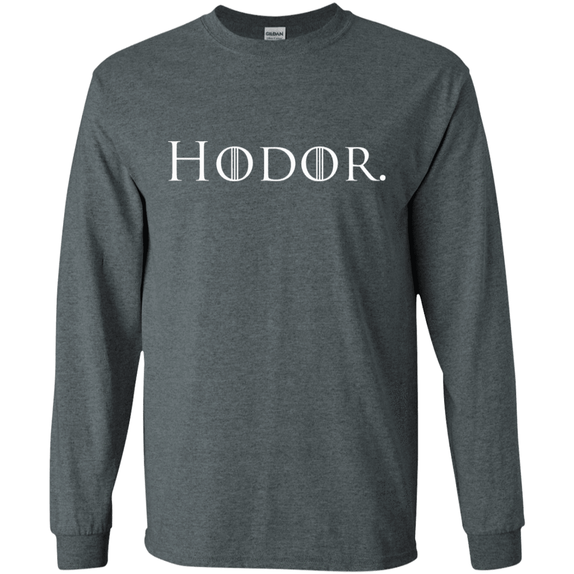 T-Shirts Dark Heather / S Hodor. Men's Long Sleeve T-Shirt