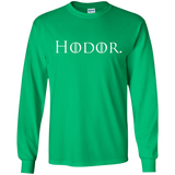 T-Shirts Irish Green / S Hodor. Men's Long Sleeve T-Shirt