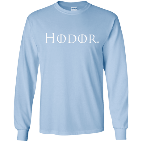 T-Shirts Light Blue / S Hodor. Men's Long Sleeve T-Shirt