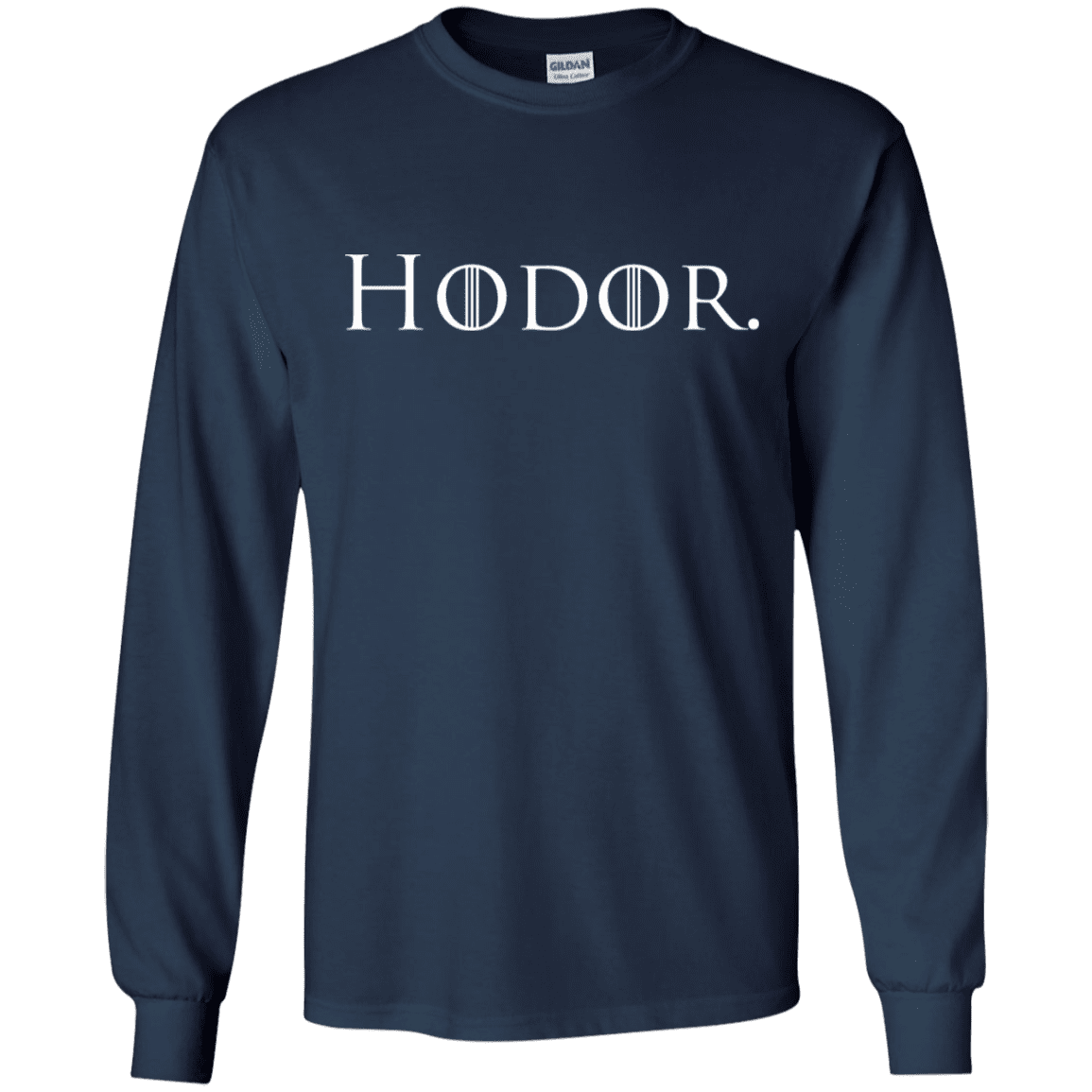 T-Shirts Navy / S Hodor. Men's Long Sleeve T-Shirt