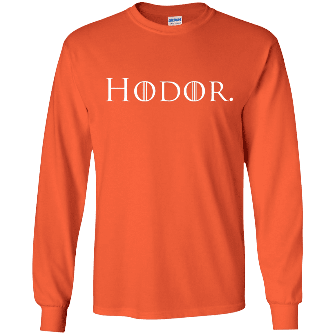 T-Shirts Orange / S Hodor. Men's Long Sleeve T-Shirt