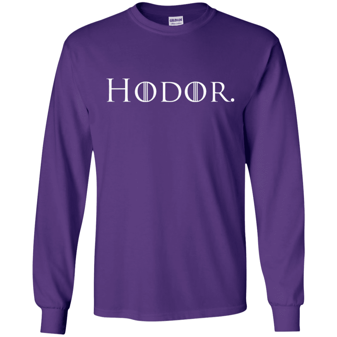 T-Shirts Purple / S Hodor. Men's Long Sleeve T-Shirt