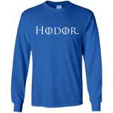 T-Shirts Royal / S Hodor. Men's Long Sleeve T-Shirt