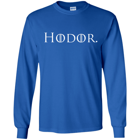 T-Shirts Royal / S Hodor. Men's Long Sleeve T-Shirt