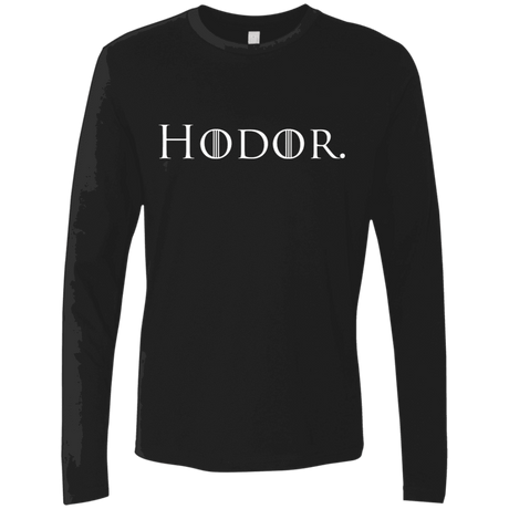 T-Shirts Black / S Hodor. Men's Premium Long Sleeve