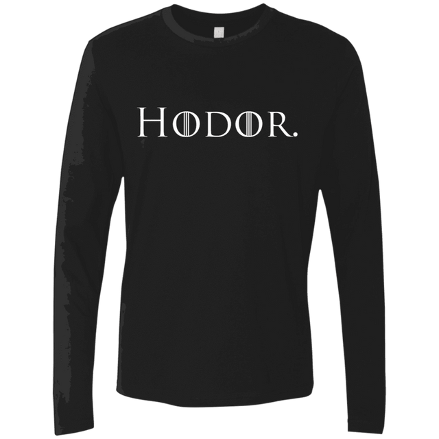 T-Shirts Black / S Hodor. Men's Premium Long Sleeve