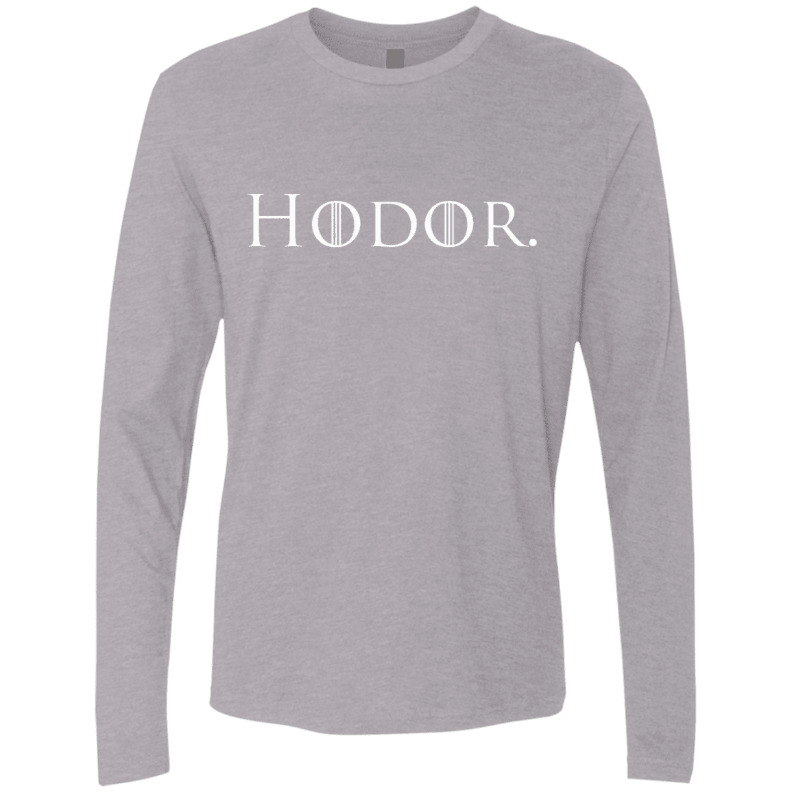 T-Shirts Heather Grey / S Hodor. Men's Premium Long Sleeve