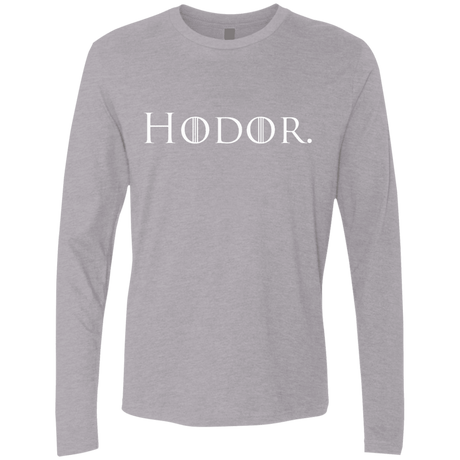 T-Shirts Heather Grey / S Hodor. Men's Premium Long Sleeve