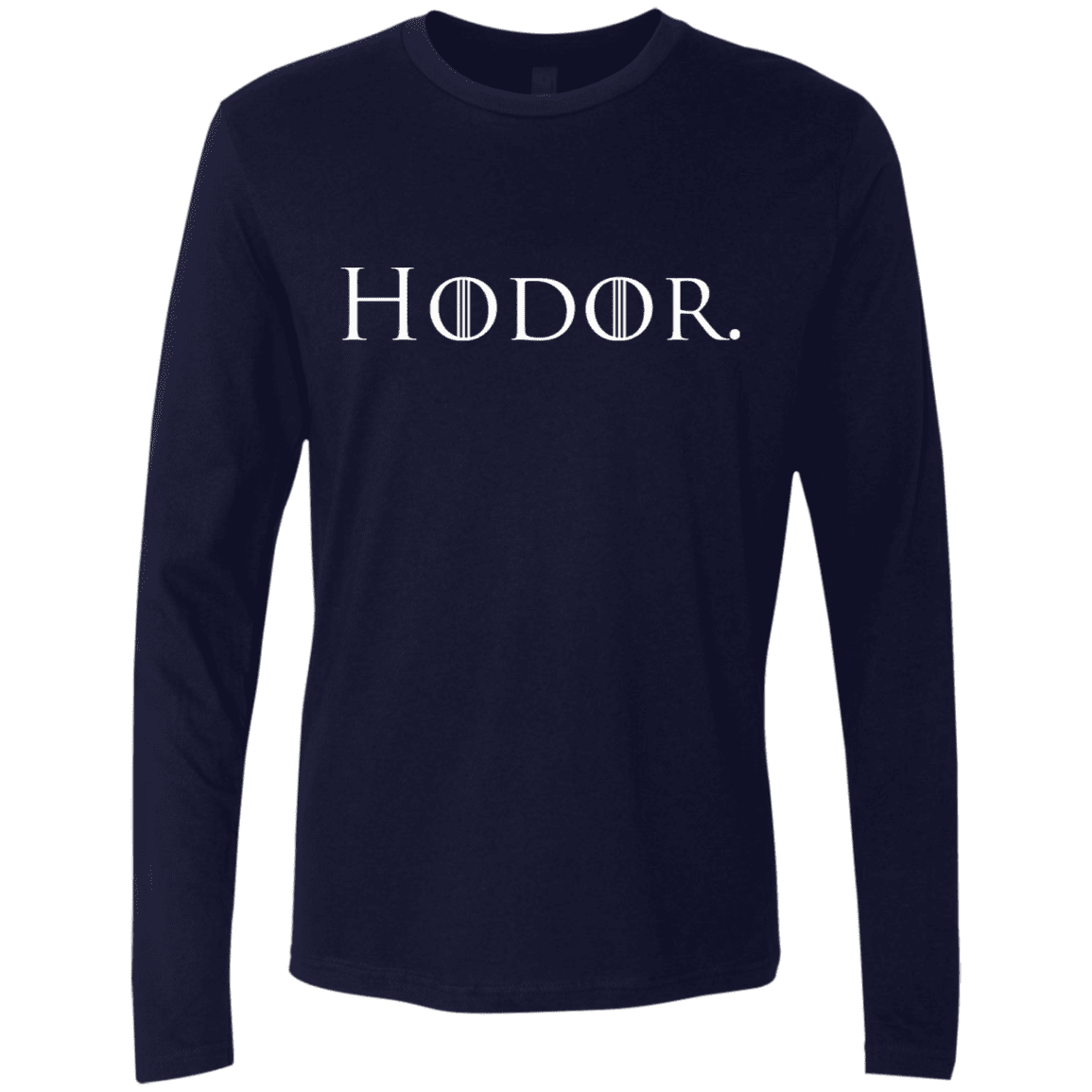 T-Shirts Midnight Navy / S Hodor. Men's Premium Long Sleeve