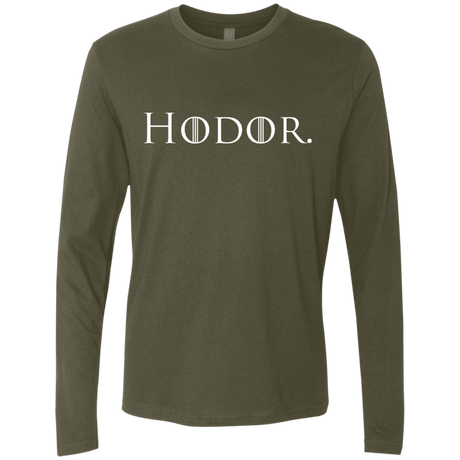 T-Shirts Military Green / S Hodor. Men's Premium Long Sleeve