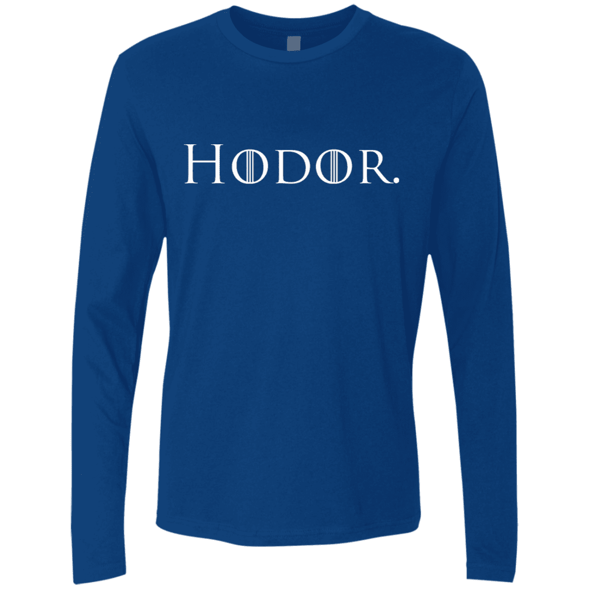 T-Shirts Royal / S Hodor. Men's Premium Long Sleeve