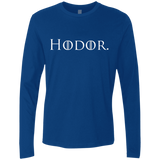 T-Shirts Royal / S Hodor. Men's Premium Long Sleeve
