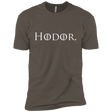 T-Shirts Warm Grey / X-Small Hodor. Men's Premium T-Shirt