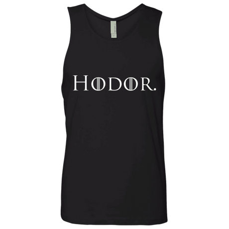 T-Shirts Black / S Hodor. Men's Premium Tank Top