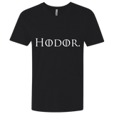 T-Shirts Black / X-Small Hodor. Men's Premium V-Neck