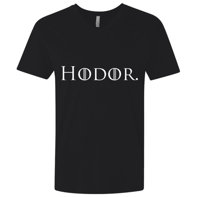 T-Shirts Black / X-Small Hodor. Men's Premium V-Neck