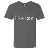 T-Shirts Heavy Metal / X-Small Hodor. Men's Premium V-Neck