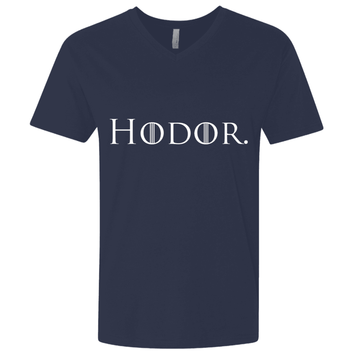 T-Shirts Midnight Navy / X-Small Hodor. Men's Premium V-Neck