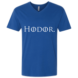 T-Shirts Royal / X-Small Hodor. Men's Premium V-Neck