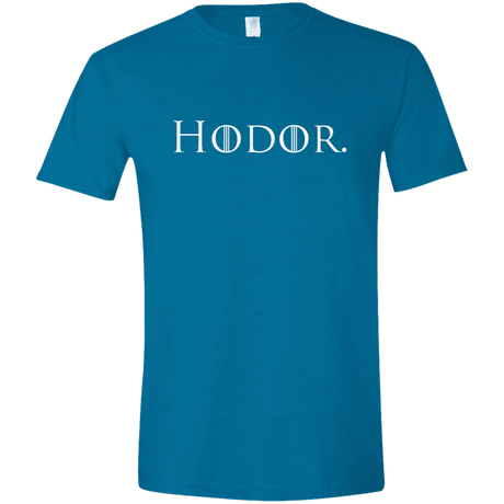 T-Shirts Antique Sapphire / S Hodor. Men's Semi-Fitted Softstyle