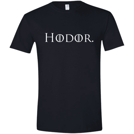 T-Shirts Black / X-Small Hodor. Men's Semi-Fitted Softstyle