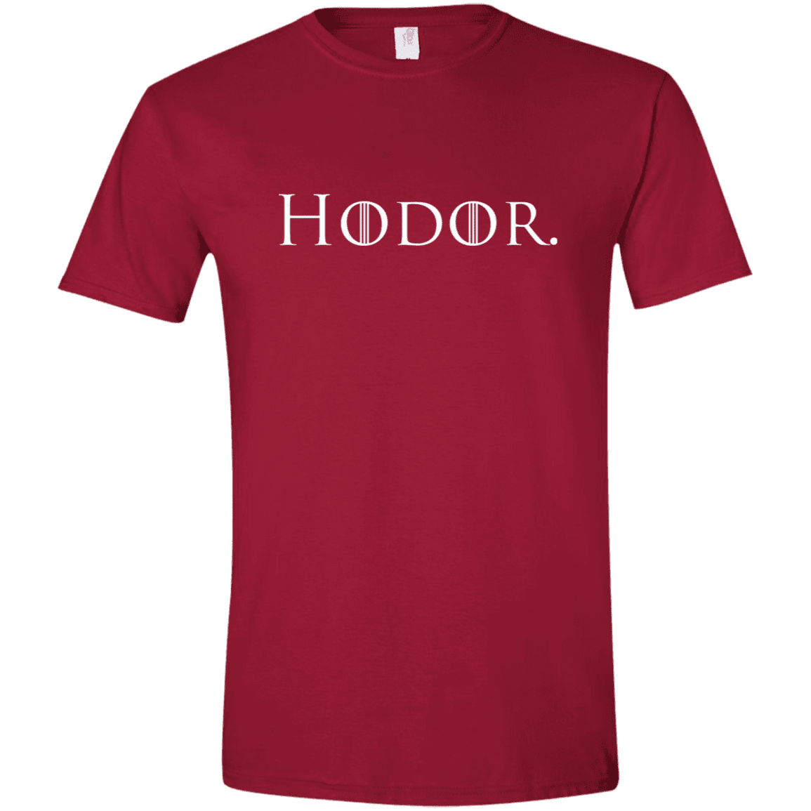 T-Shirts Cardinal Red / S Hodor. Men's Semi-Fitted Softstyle