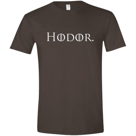T-Shirts Dark Chocolate / S Hodor. Men's Semi-Fitted Softstyle