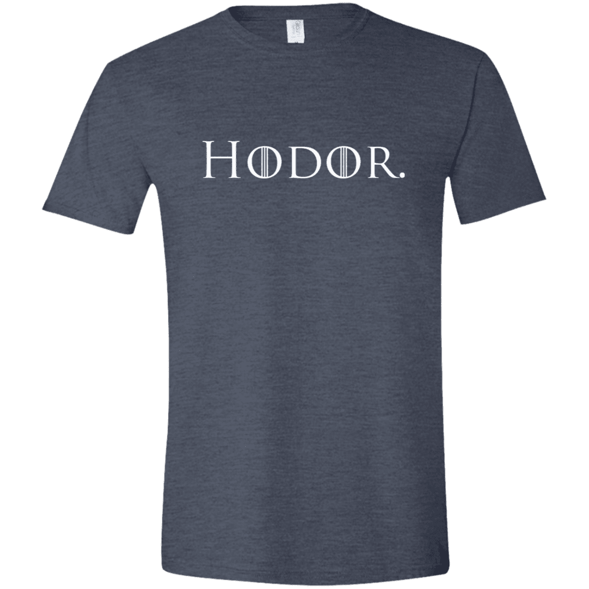 T-Shirts Heather Navy / S Hodor. Men's Semi-Fitted Softstyle