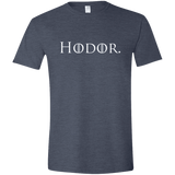 T-Shirts Heather Navy / S Hodor. Men's Semi-Fitted Softstyle